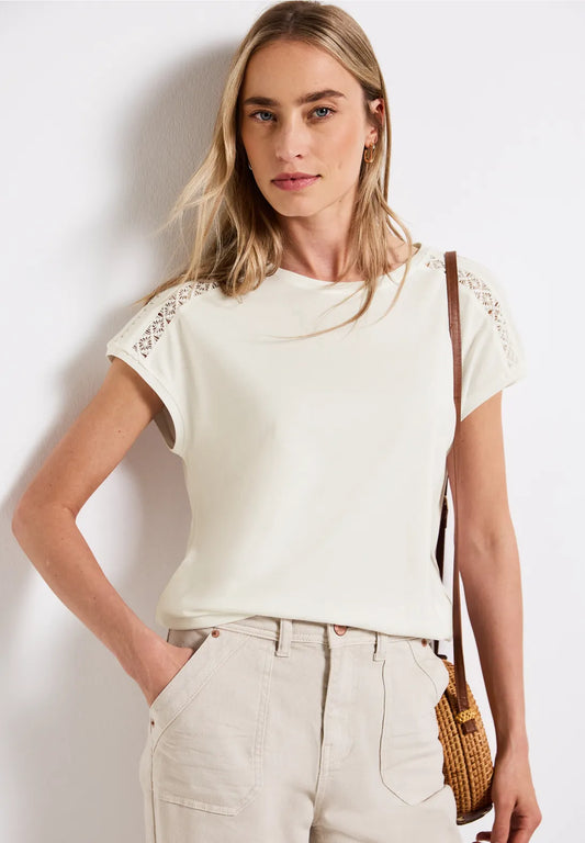 Street One Top Crochet Shoulder