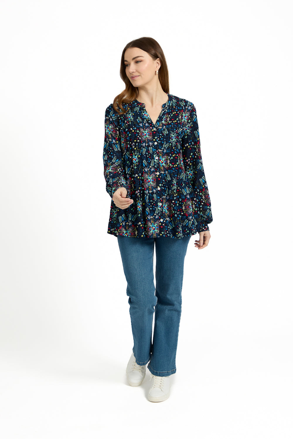 Mudflower Pintuck Shirt
