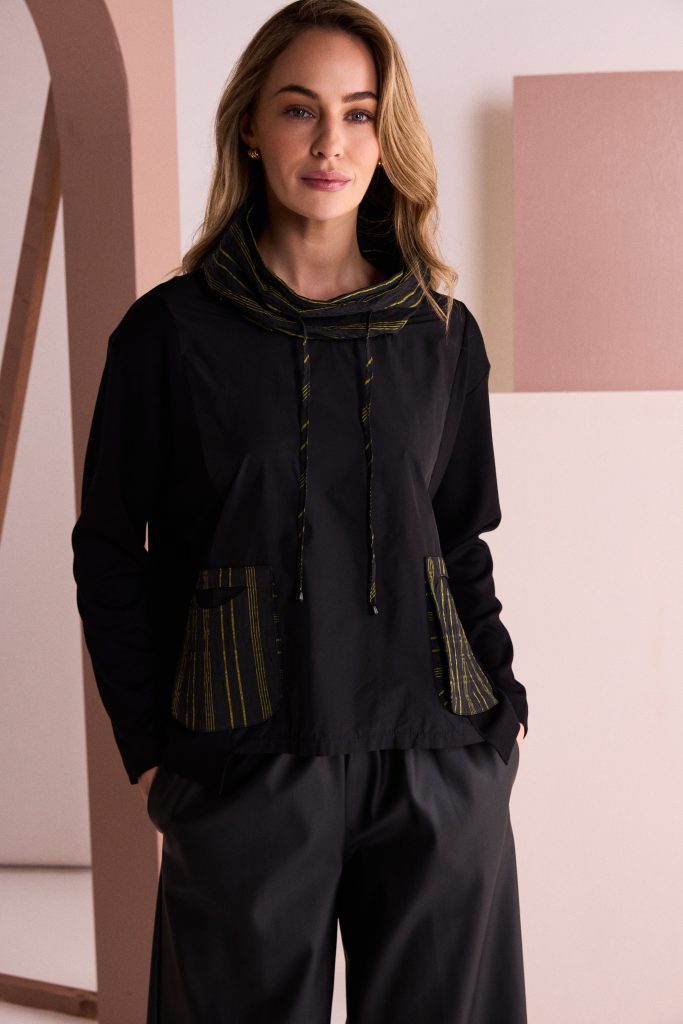 Naya Top Stripe Pocket Detail Naw26153