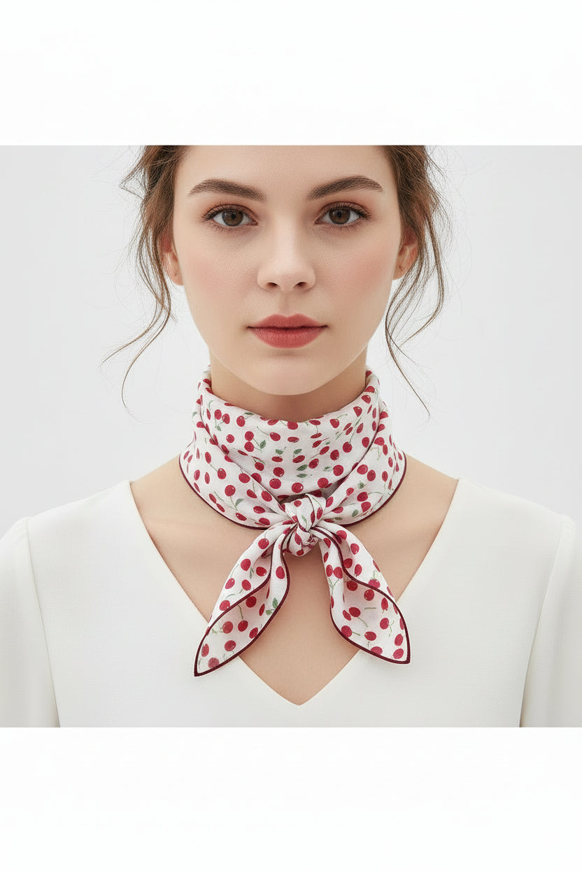 Cherry Scarf F3257