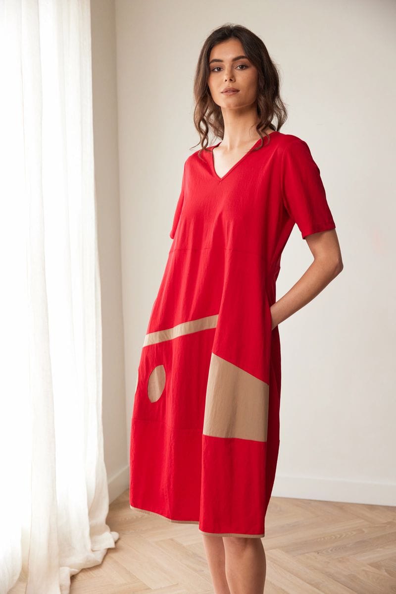 PERUZZI OVAL CUT OUT DRESS