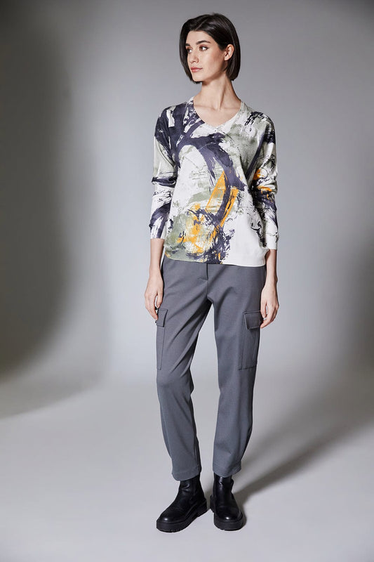 Peruzzi Paint Swirl Knit