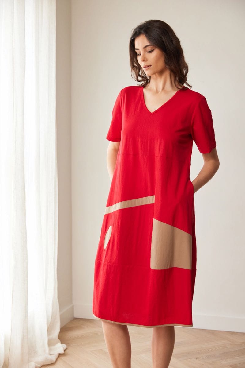 PERUZZI OVAL CUT OUT DRESS