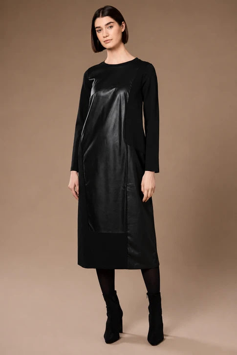 Peruzzi Faux Leather Dress W26184