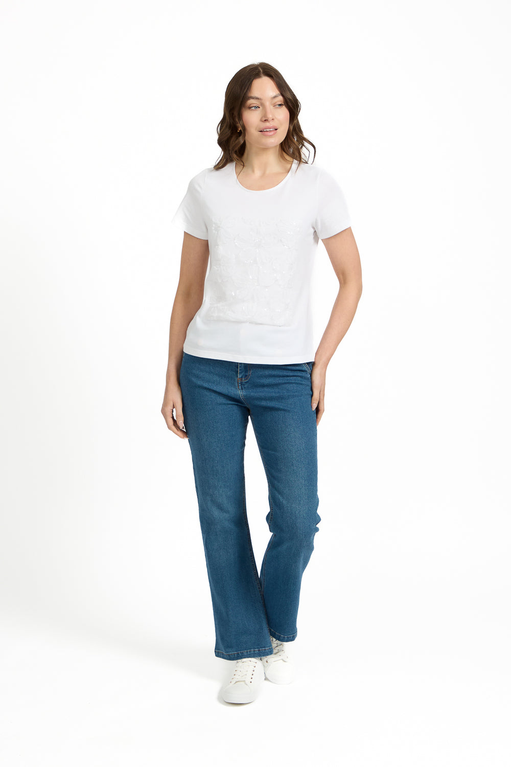 Mudflower Appliqué T-Shirt