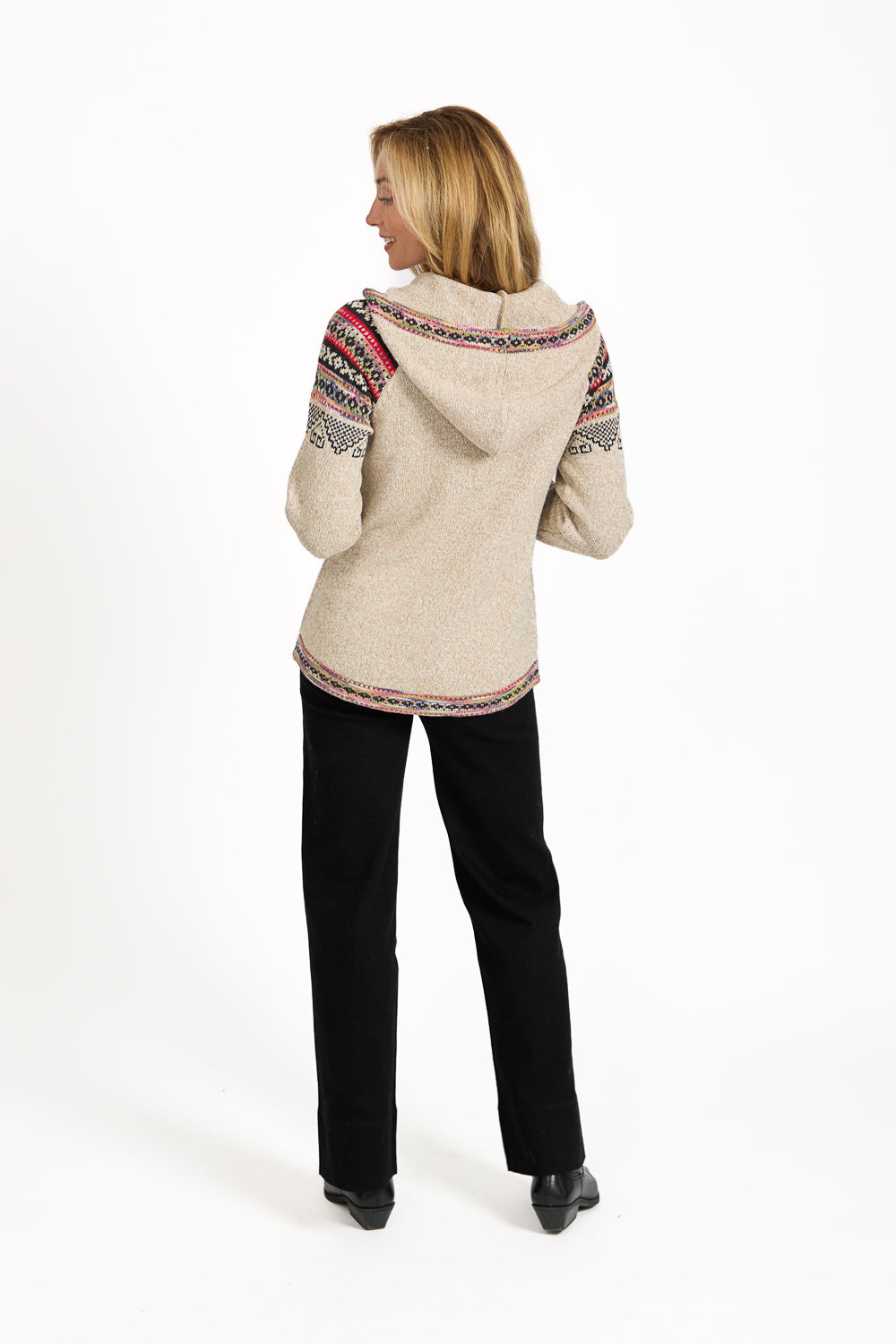 Fairisle Knit Hoody