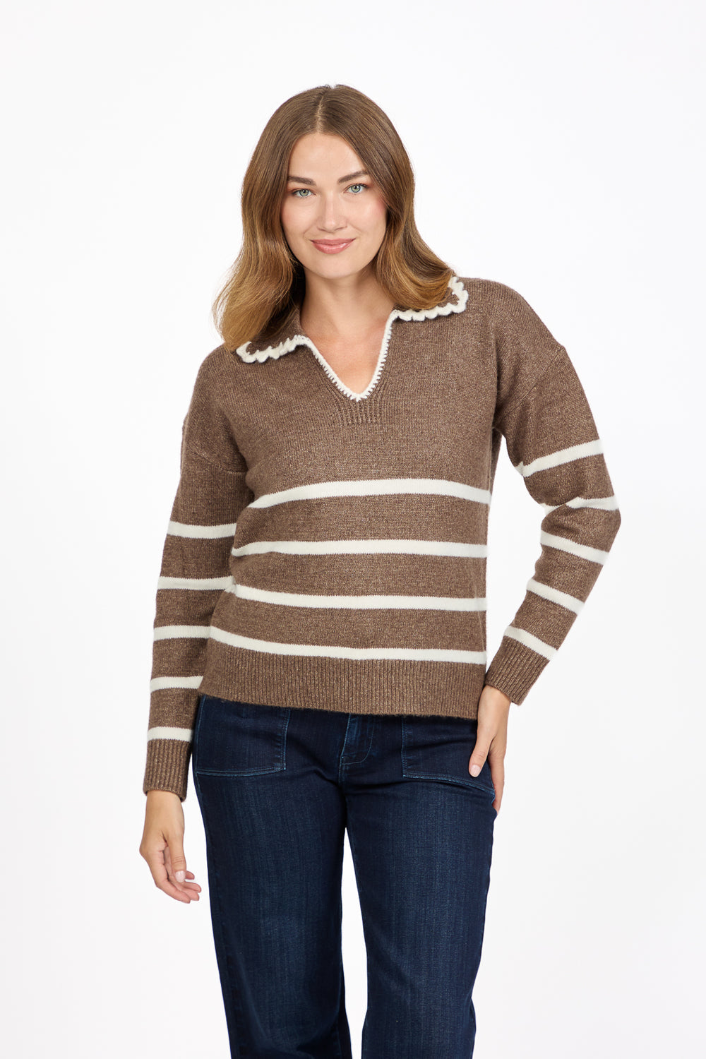 Collar Knit Su-26fm-310