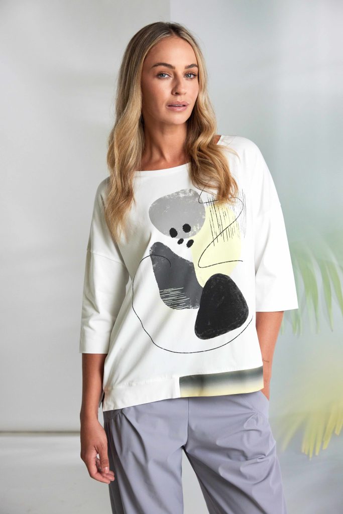 Naya Contrast Hem Top Nas26124