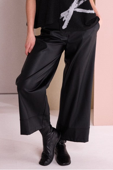 Naya Faux Leather Trousers Naw26296