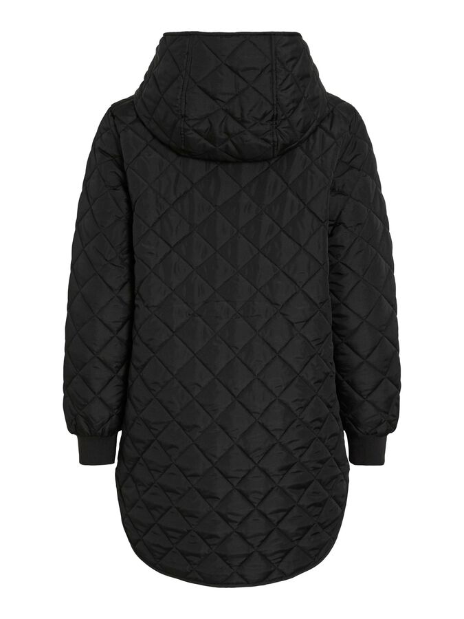 Vila Quilted Coat Black
