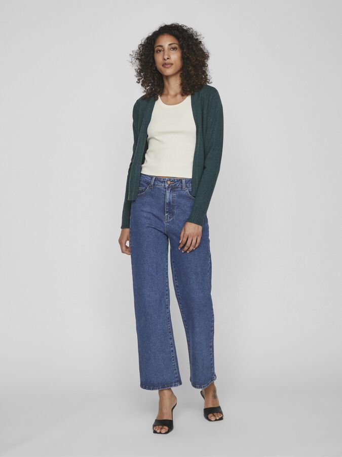 Vila Viril Cardigan Green