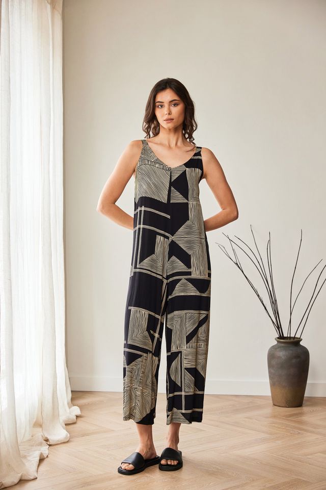 Peruzzi Geo Print Jumpsuit