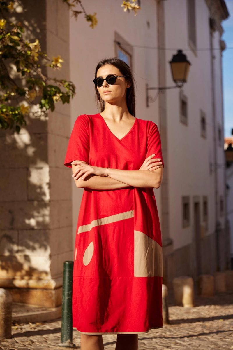 PERUZZI OVAL CUT OUT DRESS