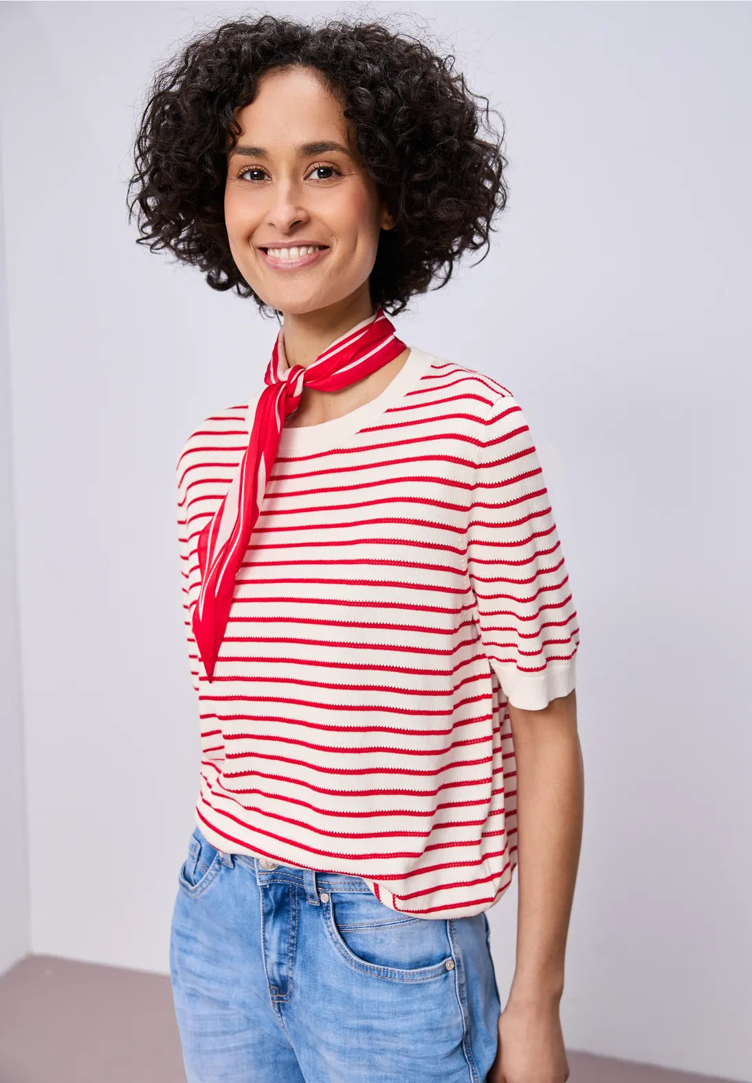 STREET ONE STRIPE KNIT