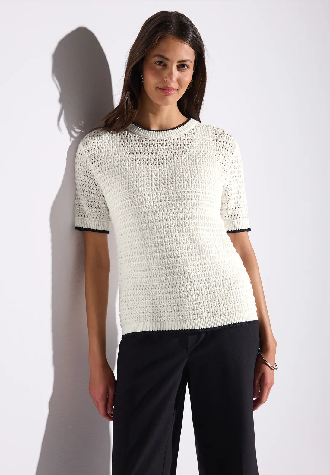 Street One Pointelle Sweater
