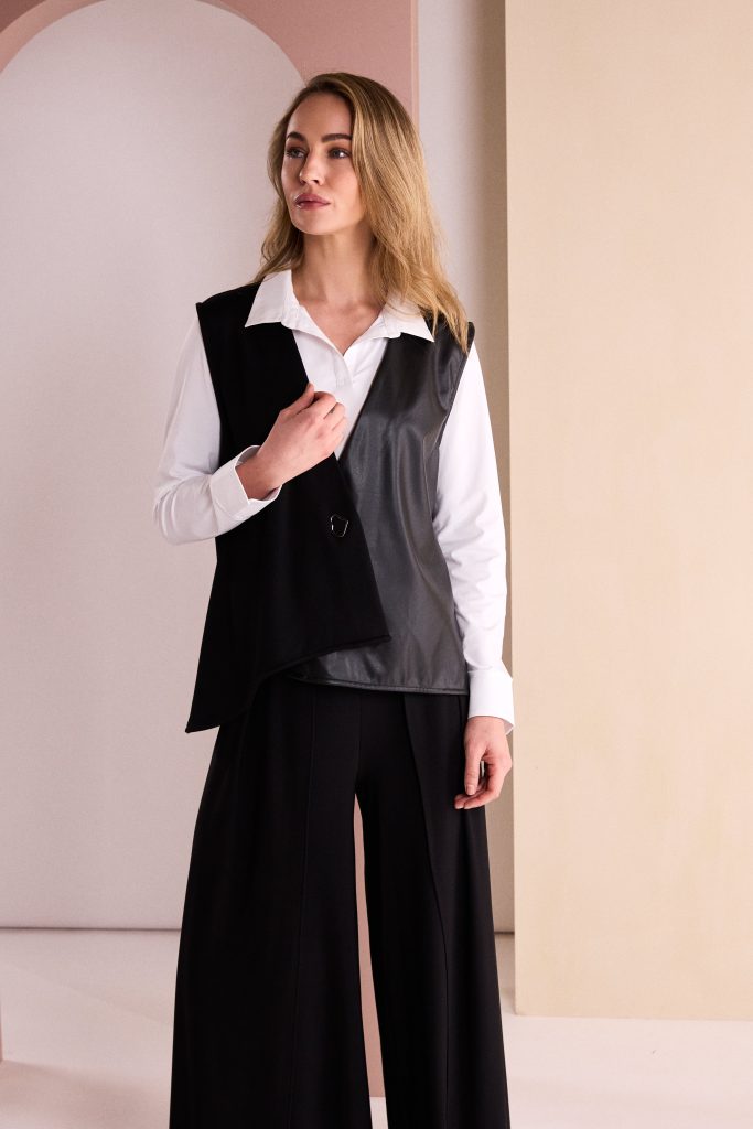 Naya Cuff and Hem Panel Top Naw26107