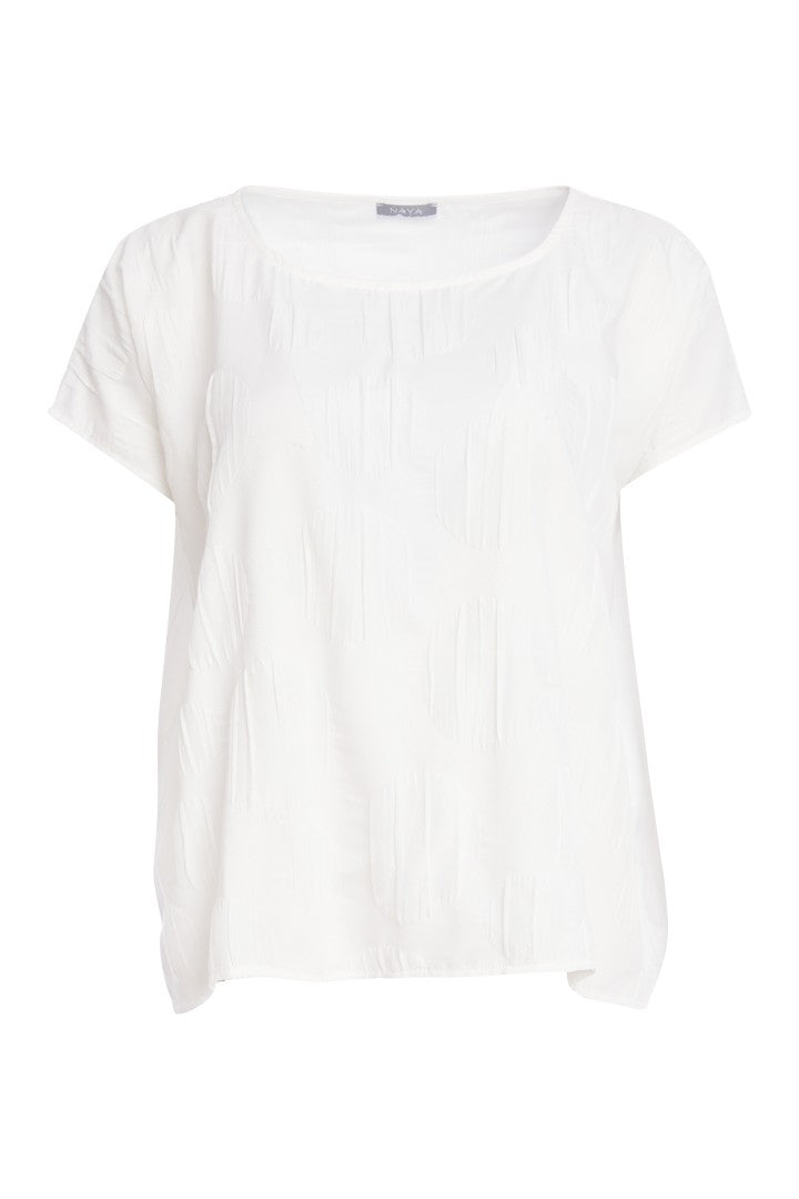 Naya Embedded Round Neck Top NPA26239