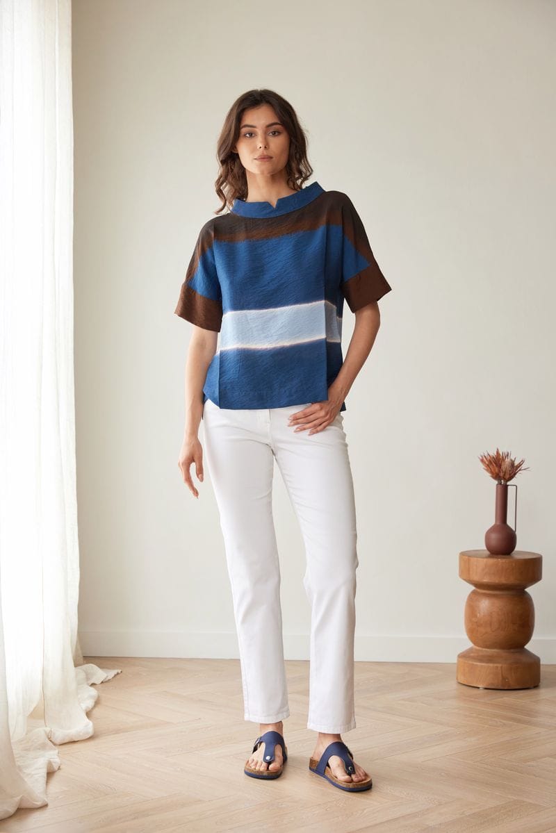 PERUZZI MULTI STRIPE TOP
