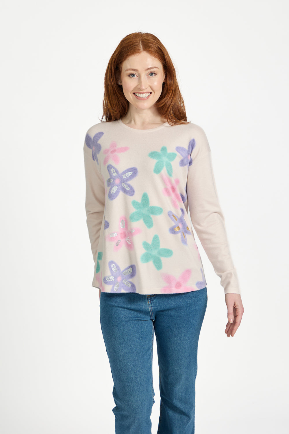 Mudflower Floral Knit Su-26mf-201