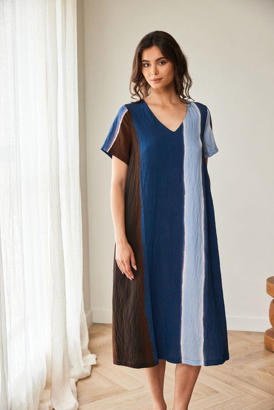 PERUZZI MULTI STRIPE DRESS