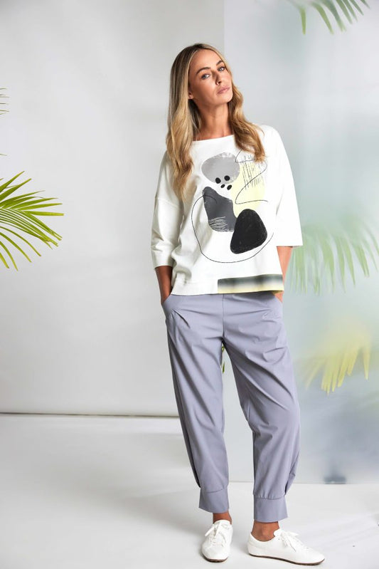 Naya Contrast Hem Top Nas26124