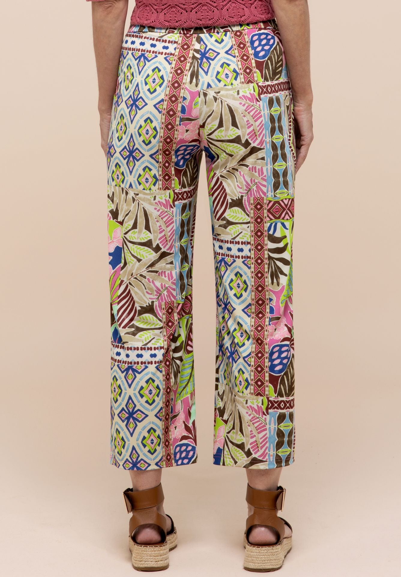 Bianca Parigi Print Trousers 70150
