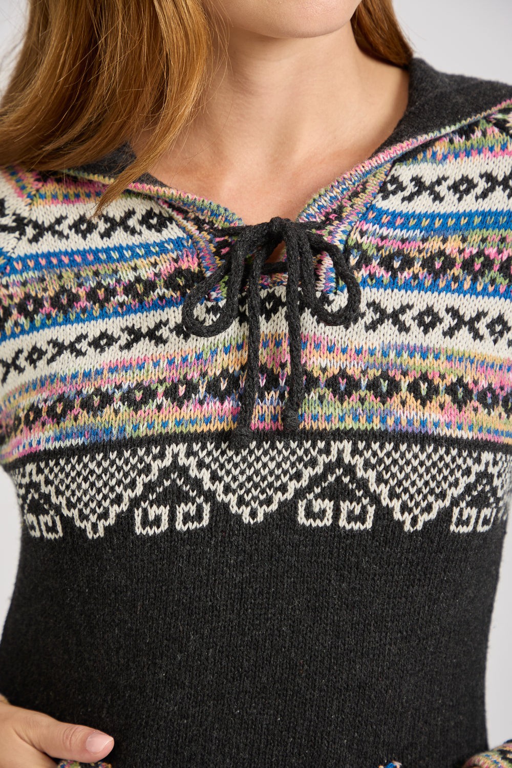 Fairisle Knit Hoody