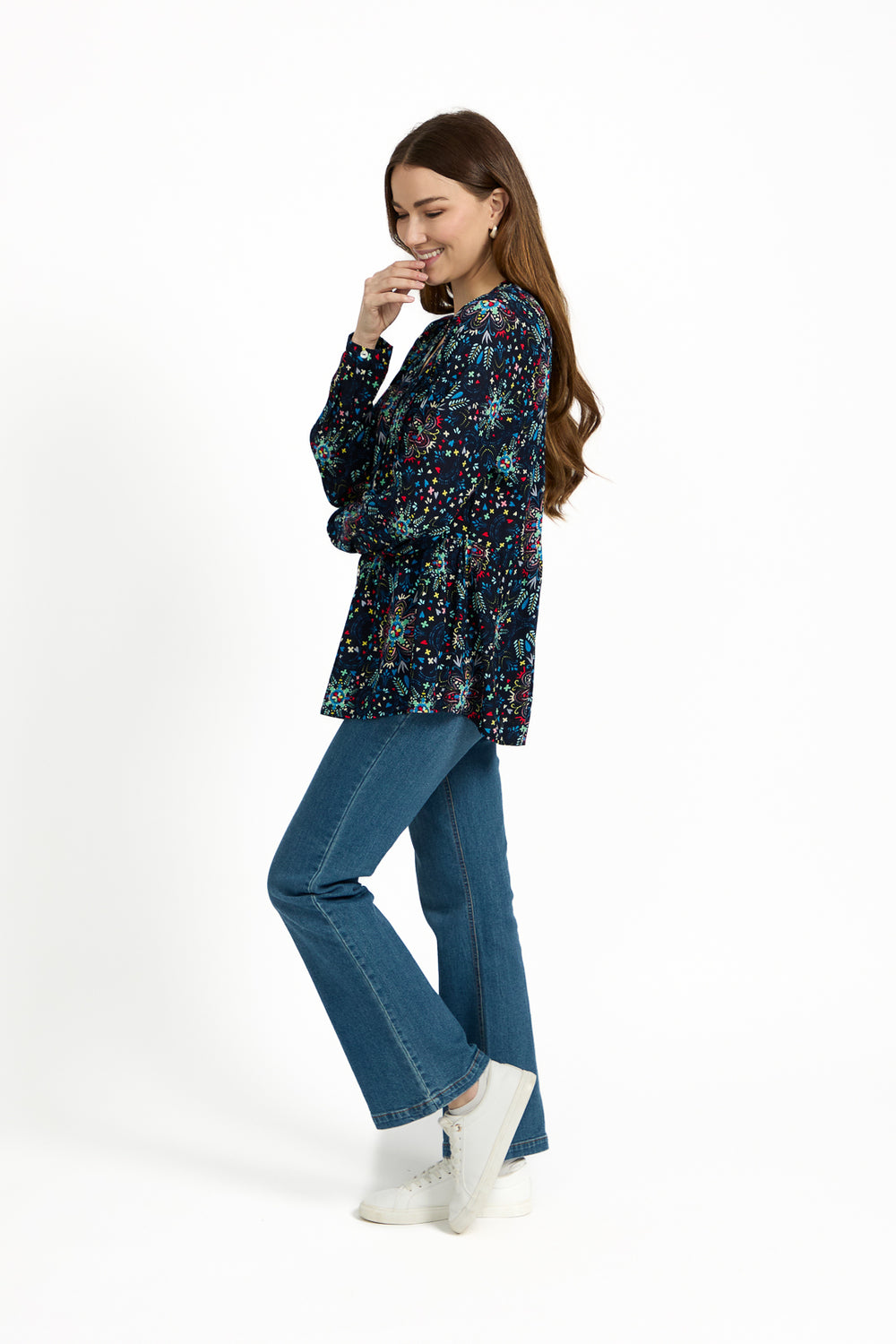 Mudflower Pintuck Shirt