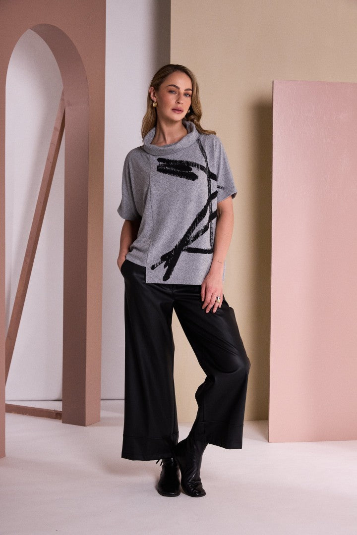 Naya Faux Leather Trousers Naw26296