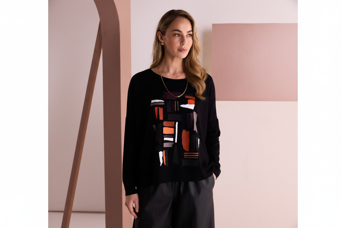 Naya Colour Block Top Naw26148