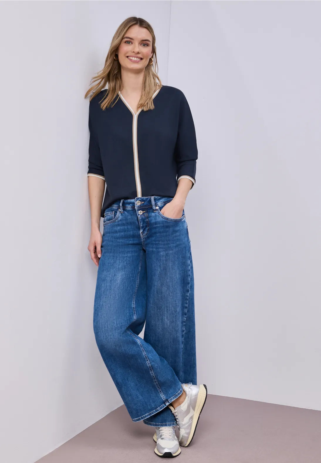 Street One Top Stripe Panel 324793