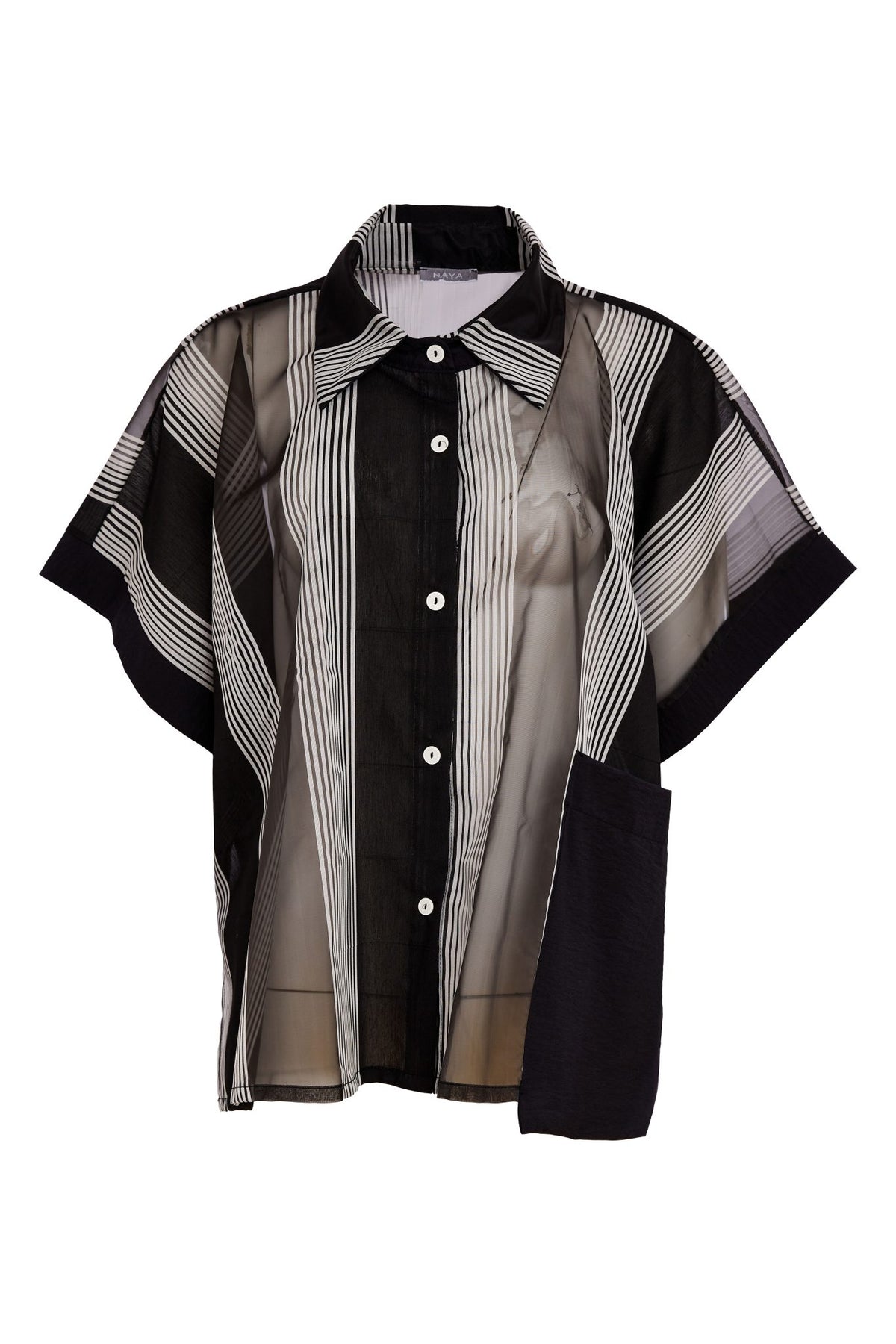 Naya Striped Organza Shirt Nas26255