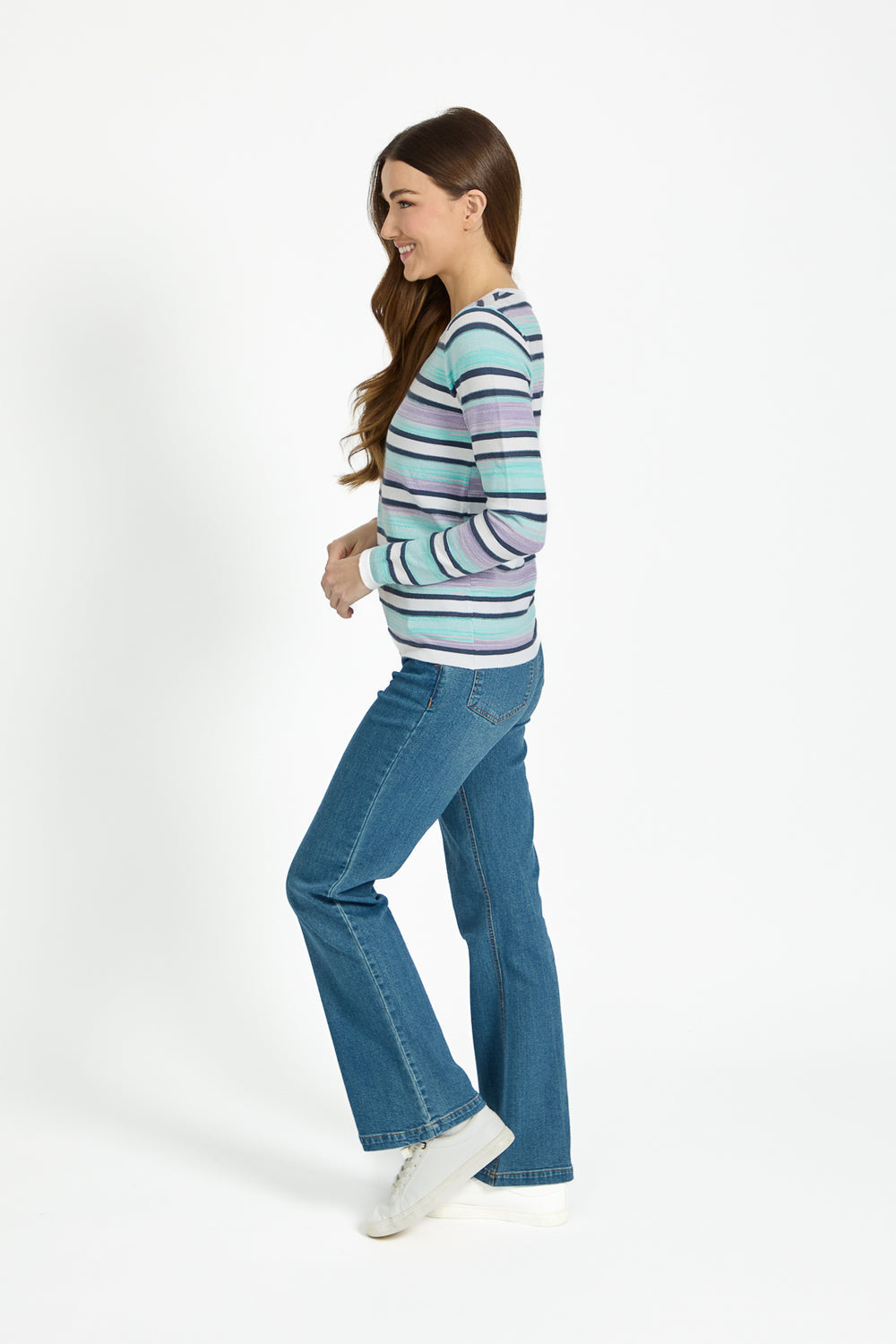 Mudflower Stripe Knit Su-26mf-202