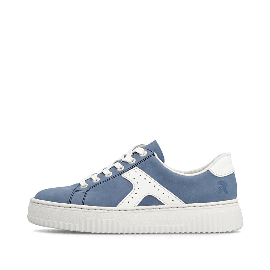 Rieker N9920-14 Blue Ladies Trainers