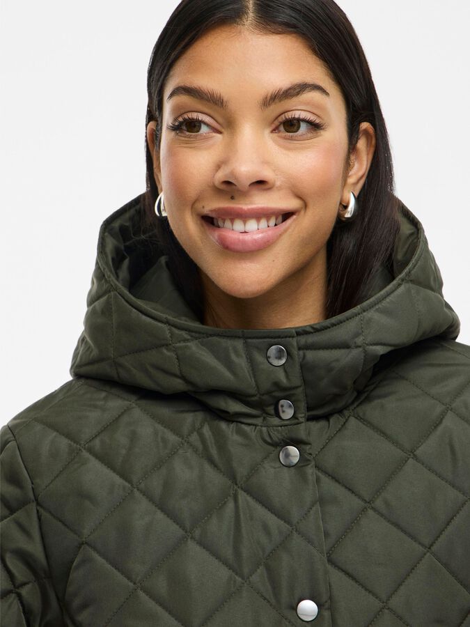 Vila Quilted Coat Olive