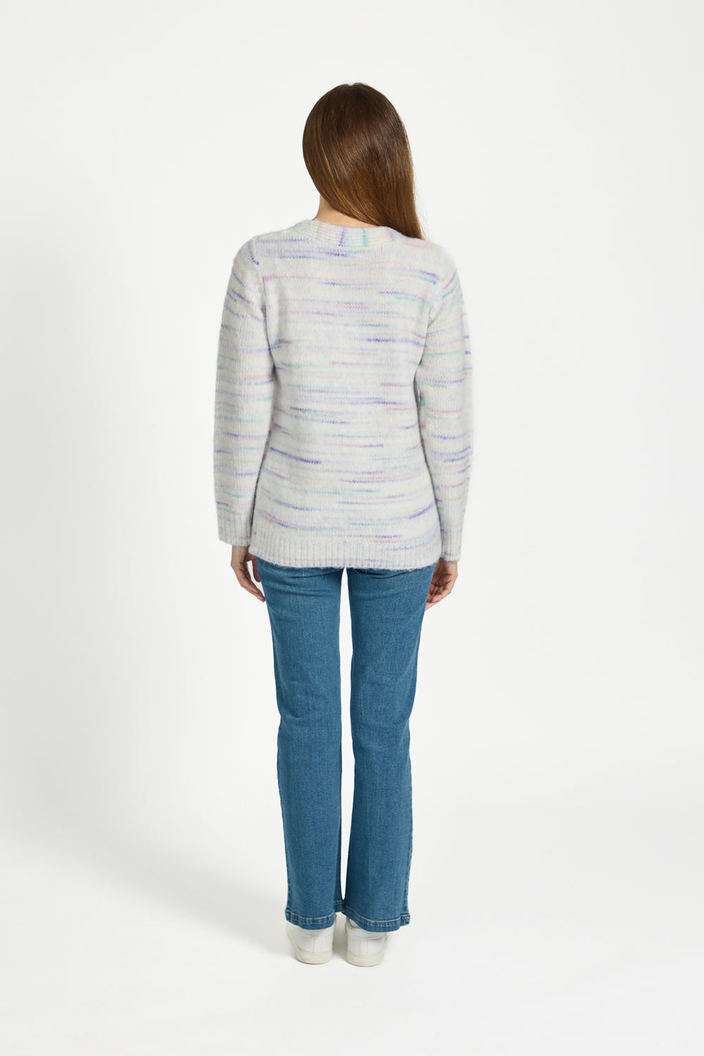 Mudflower Stripe Cardigan Su-26mf-204