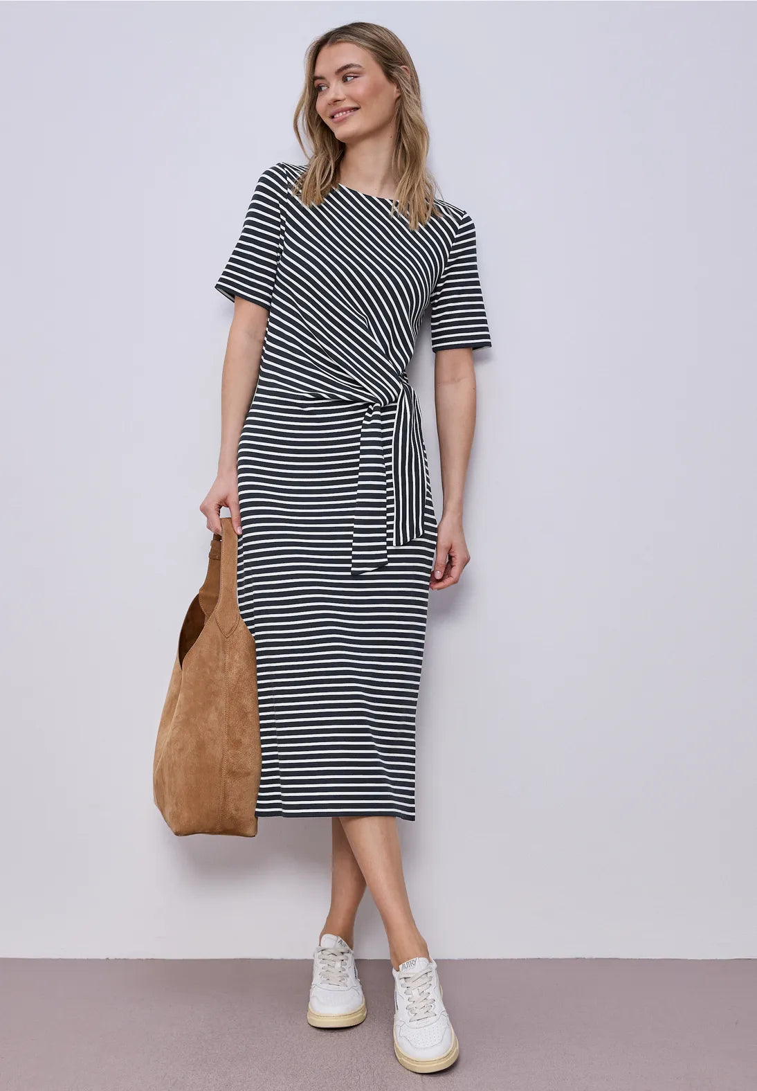 Street One Knot Jersey Dress