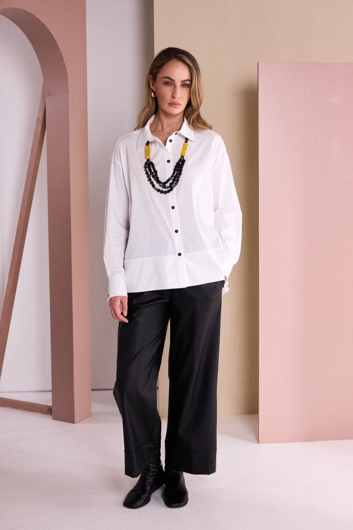 Naya Faux Leather Trousers Naw26296