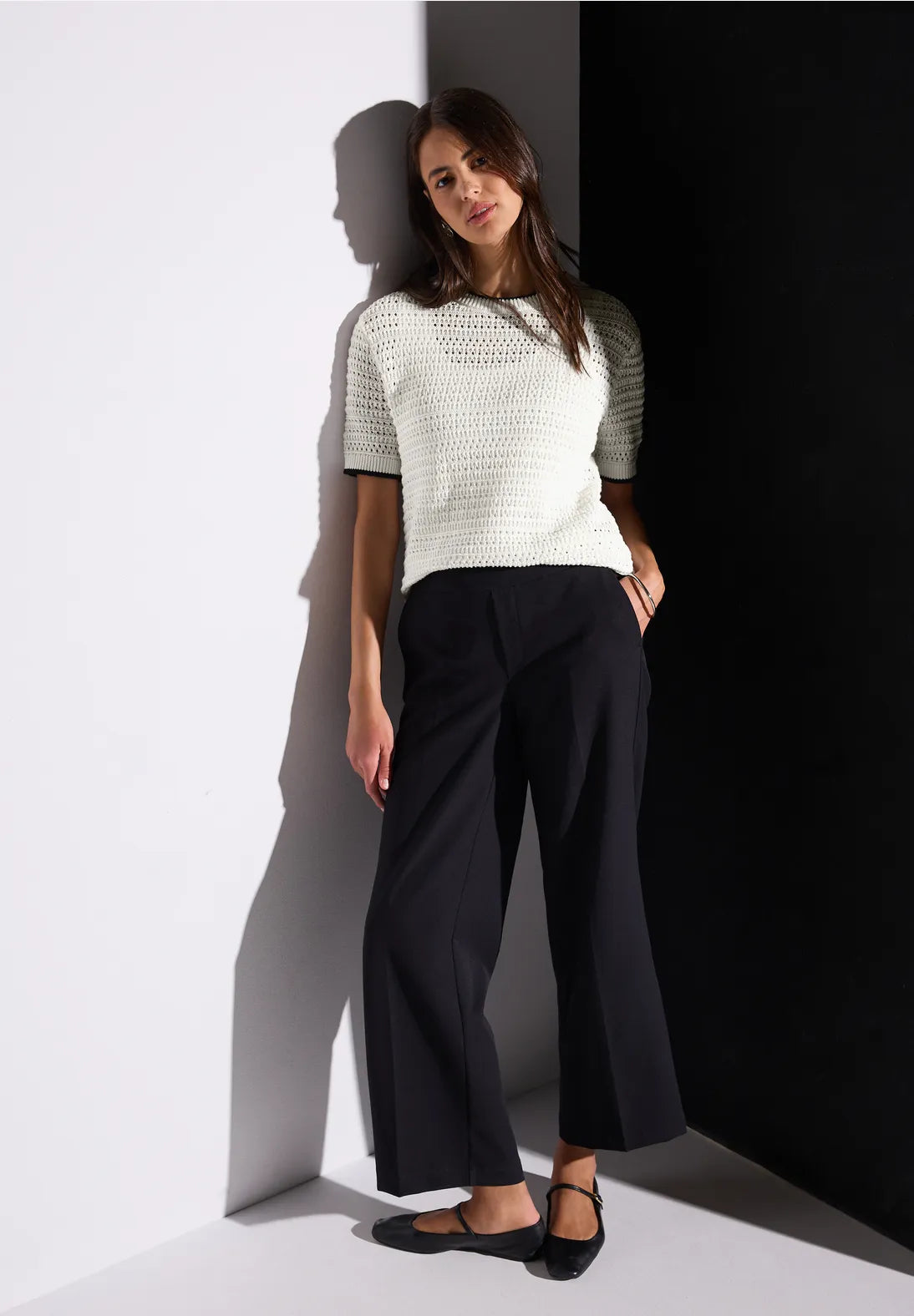 Street One Pointelle Sweater