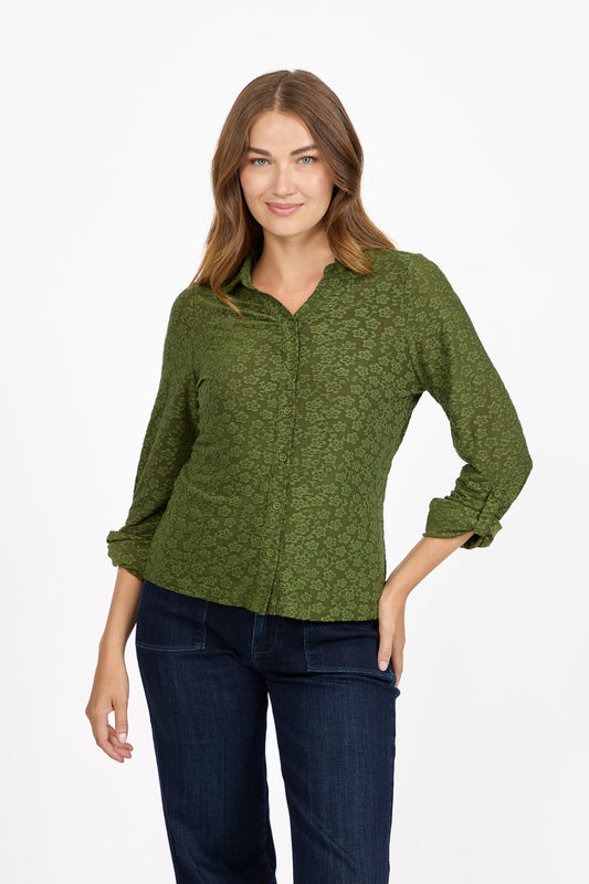 Mudflower Lace Blouse (2 Cols) Su-26mf-348