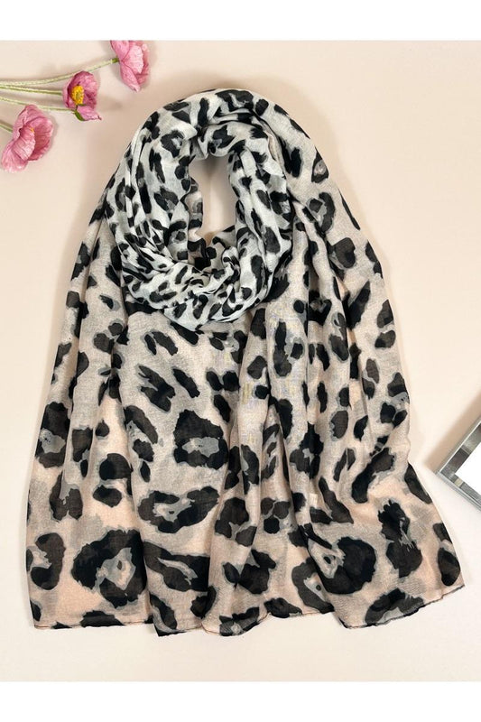 Leopard Print Scarf F3051
