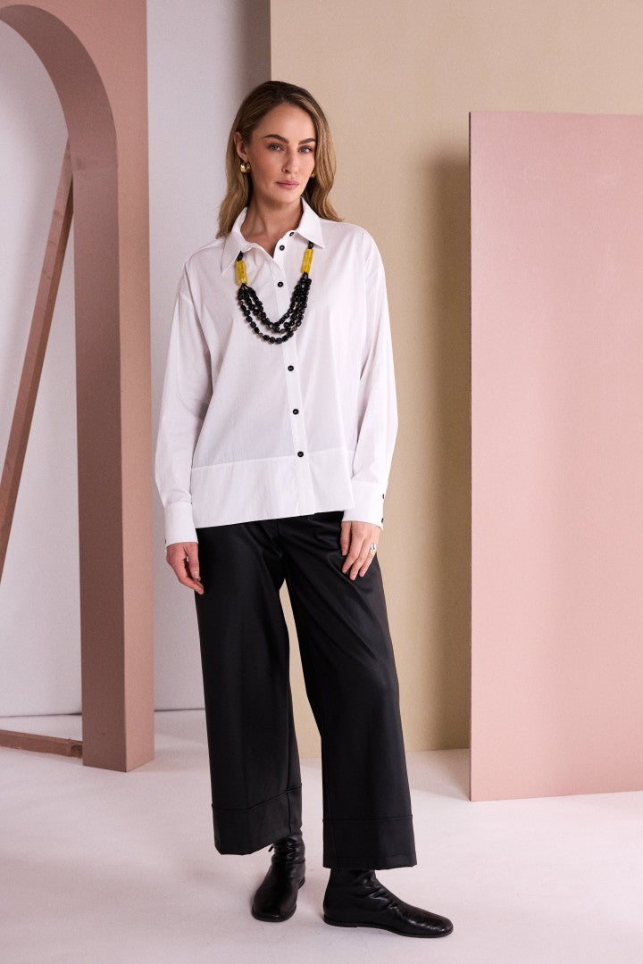 Naya Faux Leather Trousers Naw26296