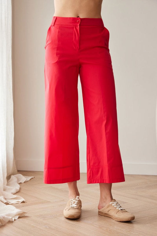 Peruzzi Cotton Hem Trouser
