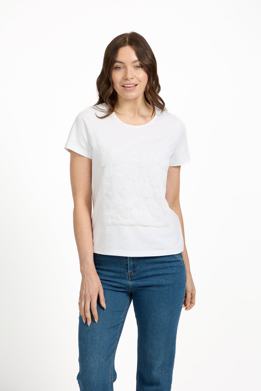 Mudflower Appliqué T-Shirt
