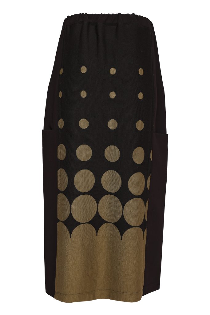 Naya Spot Border Print Skirt Naw26266