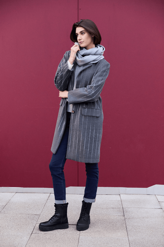 Peruzzi Pinstripe Coat