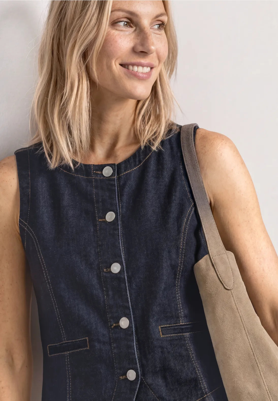 Street One Denim Vest 220335