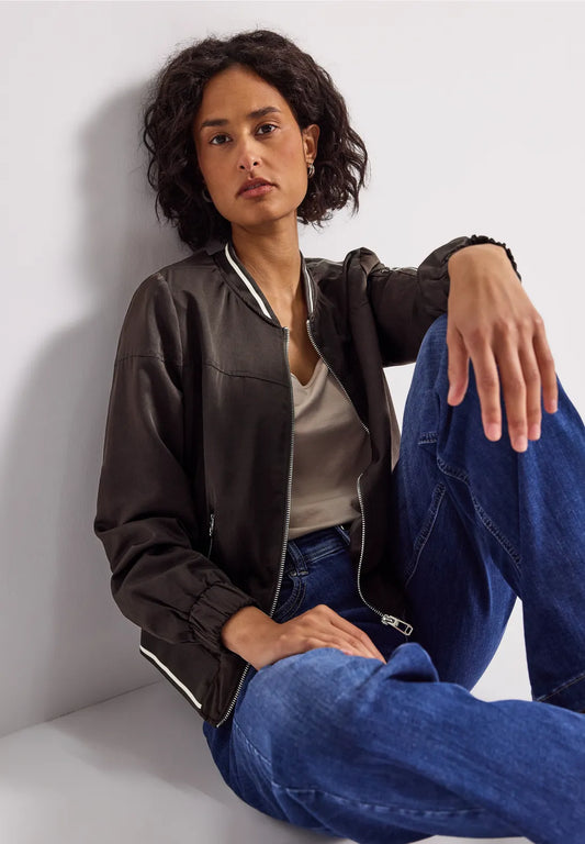 Street One Satin Bomber
