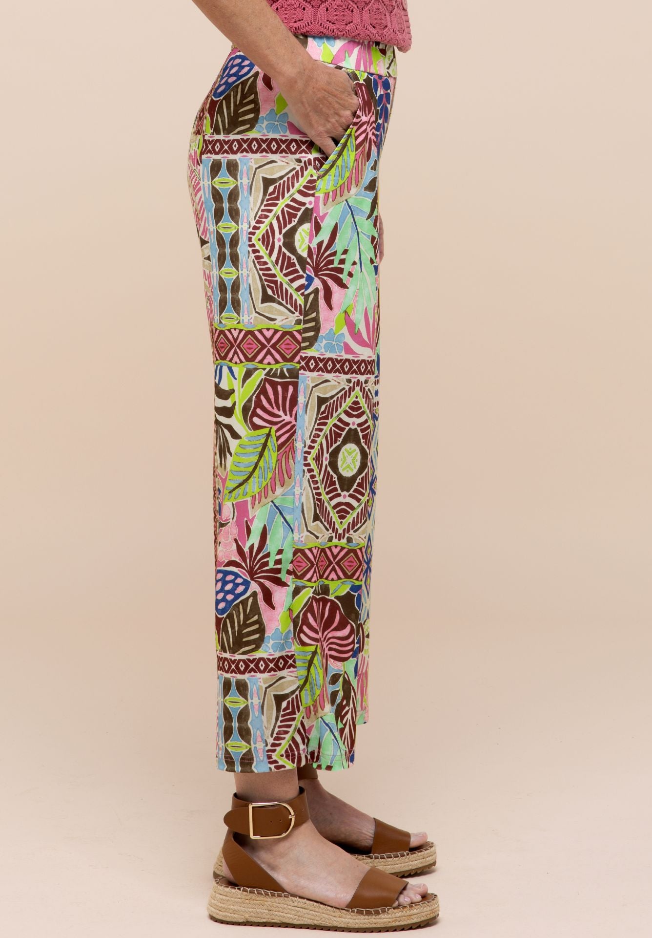 Bianca Parigi Print Trousers 70150