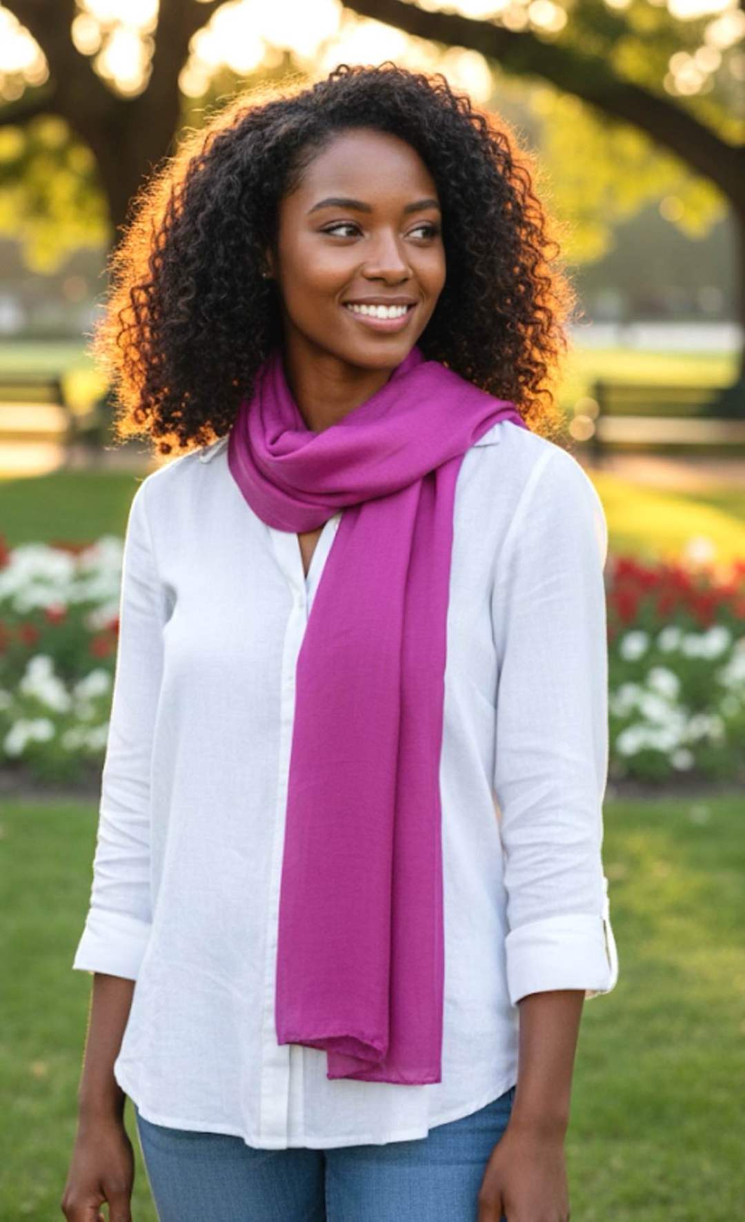 Plain Scarf F1600